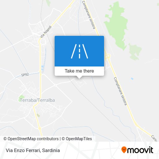 Via Enzo Ferrari map