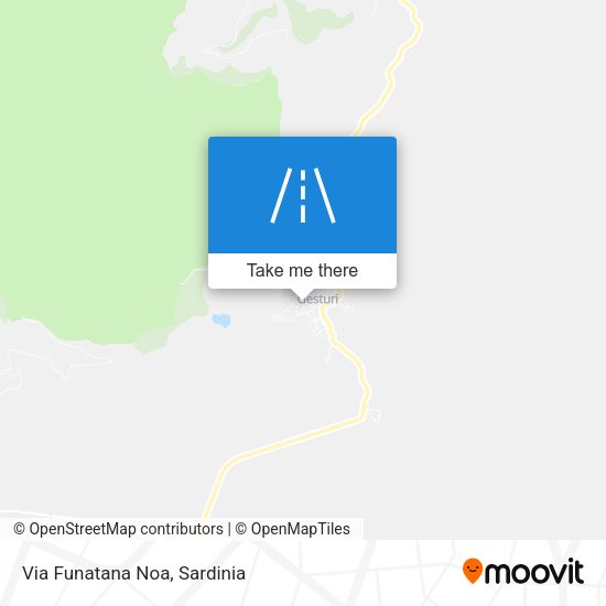 Via Funatana Noa map