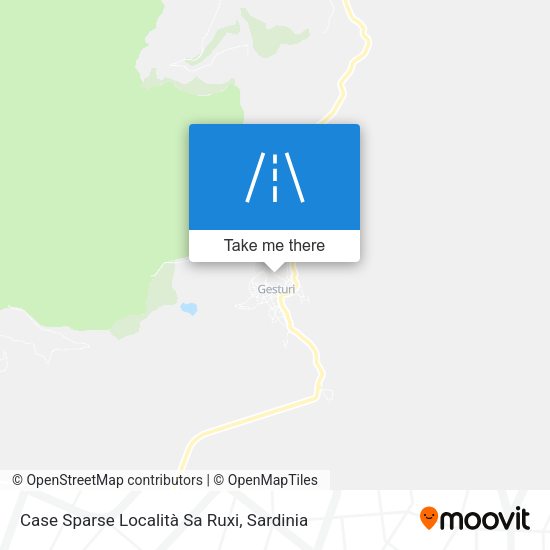 Case Sparse Località Sa Ruxi map