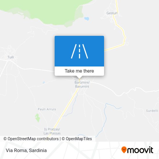 Via Roma map