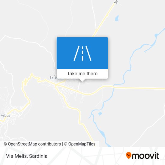 Via Melis map