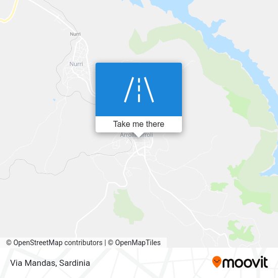 Via Mandas map