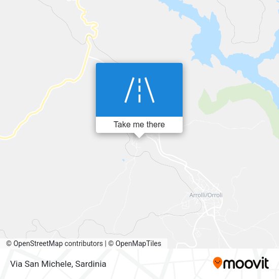 Via San Michele map