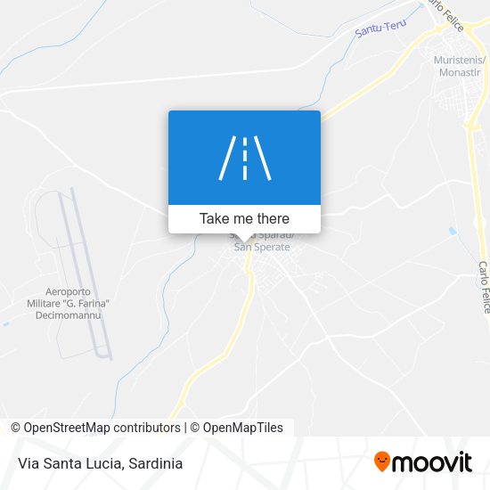 Via Santa Lucia map