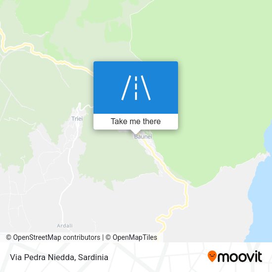 Via Pedra Niedda map