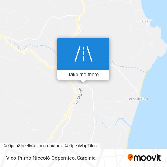 Vico Primo Niccolò Copernico map