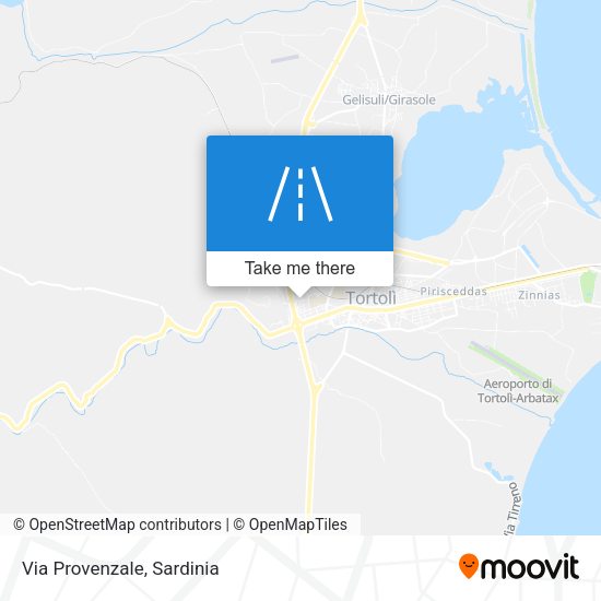 Via Provenzale map