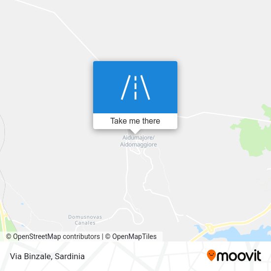 Via Binzale map