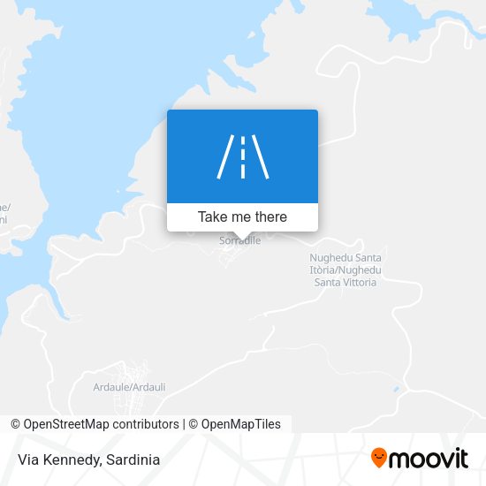 Via Kennedy map