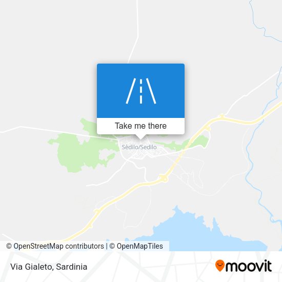 Via Gialeto map