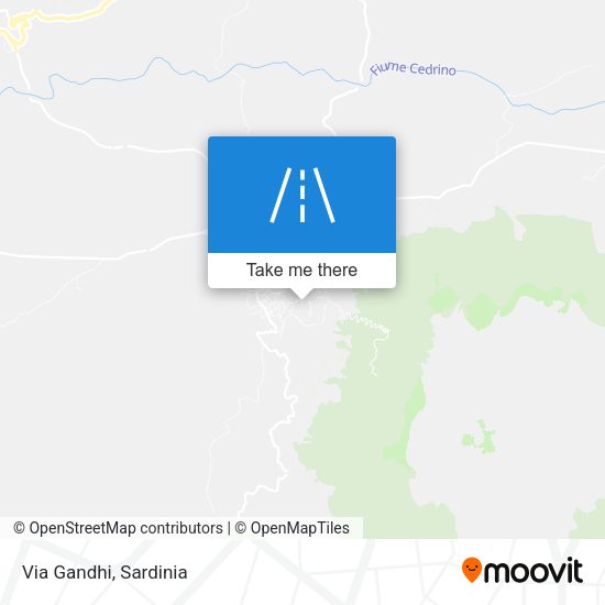 Via Gandhi map