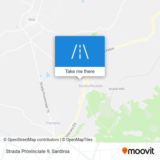 Strada Provinciale 9 map