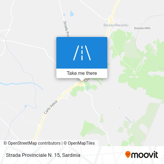 Strada Provinciale N. 15 map