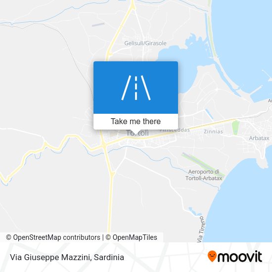 Via Giuseppe Mazzini map