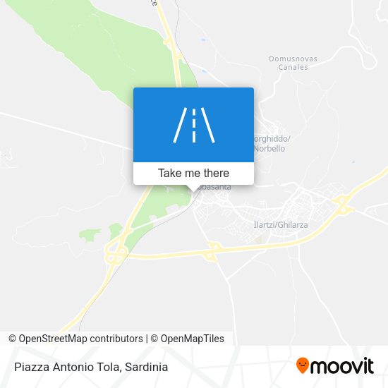 Piazza Antonio Tola map
