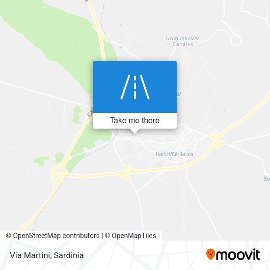 Via Martini map