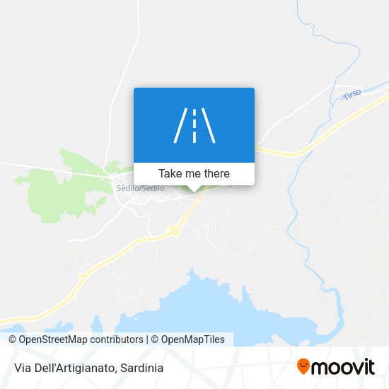 Via Dell'Artigianato map