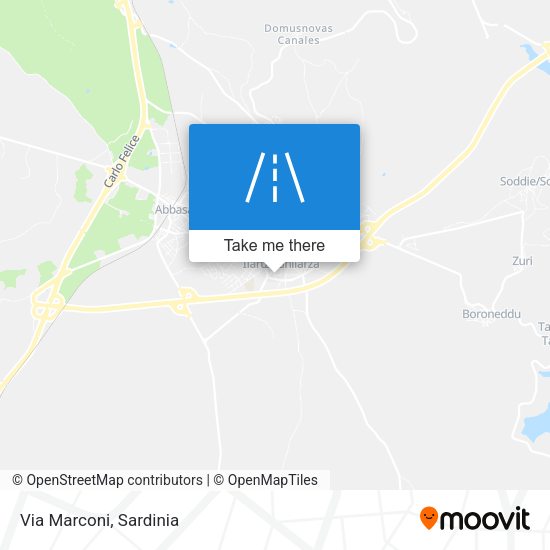Via Marconi map