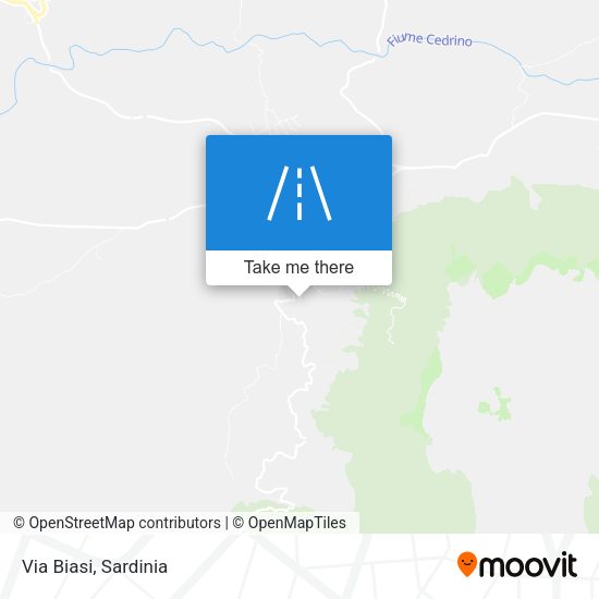 Via Biasi map