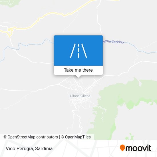 Vico Perugia map