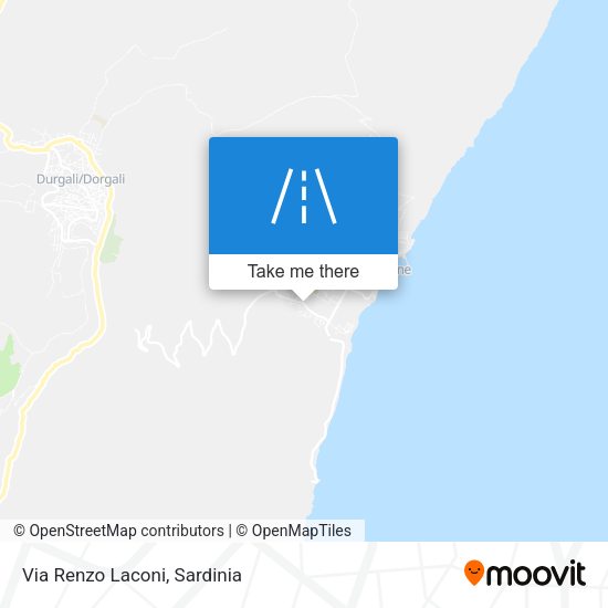 Via Renzo Laconi map