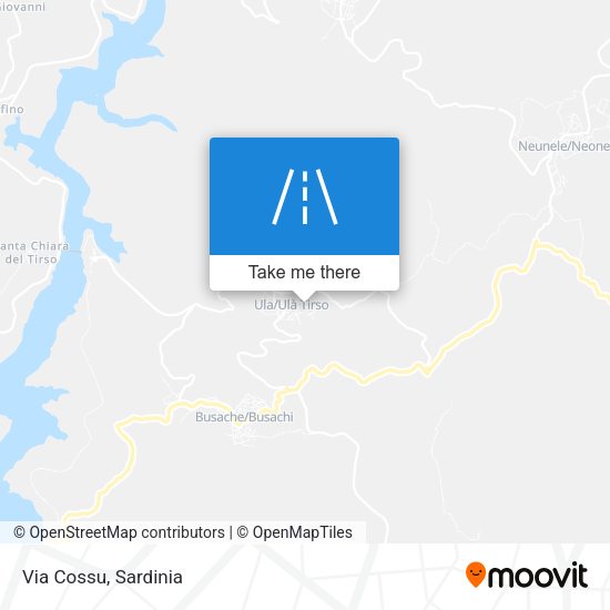 Via Cossu map