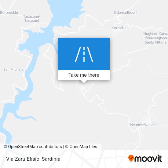 Via Zaru Efisio map