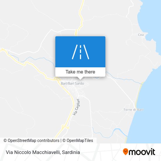 Via Niccolo Macchiavelli map