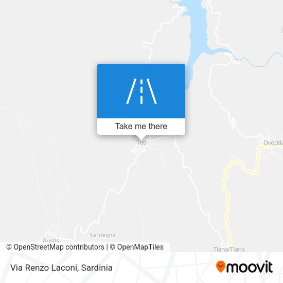 Via Renzo Laconi map