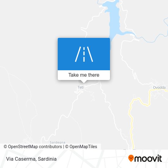 Via Caserma map