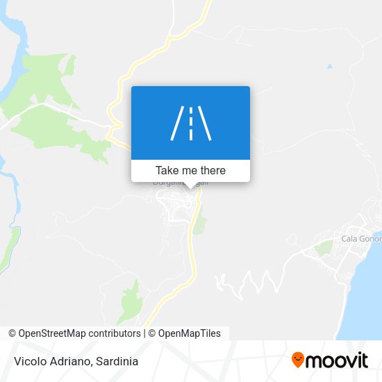 Vicolo Adriano map