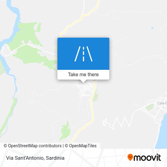 Via Sant'Antonio map