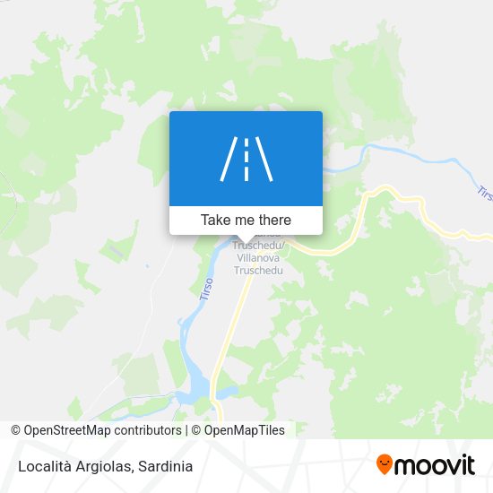 Località Argiolas map