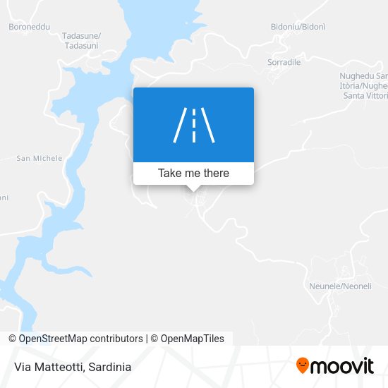 Via Matteotti map