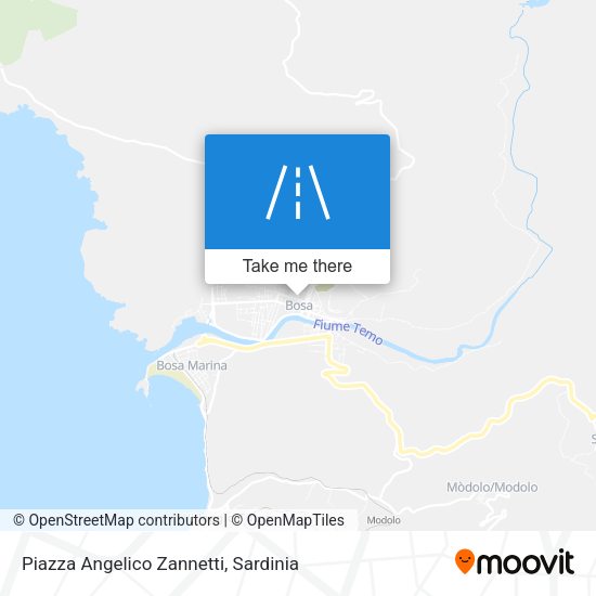 Piazza Angelico Zannetti map