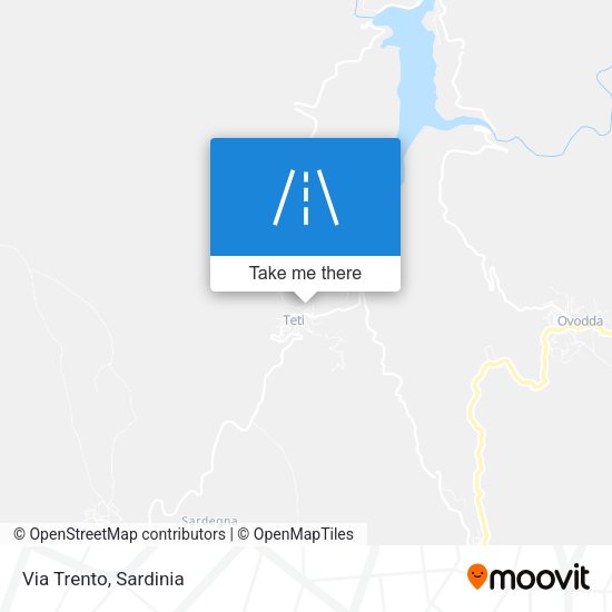 Via Trento map