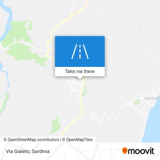 Via Gialeto map