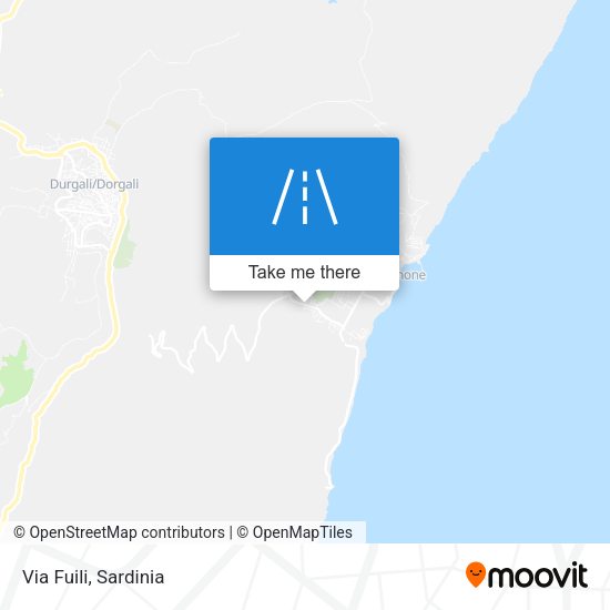 Via Fuili map