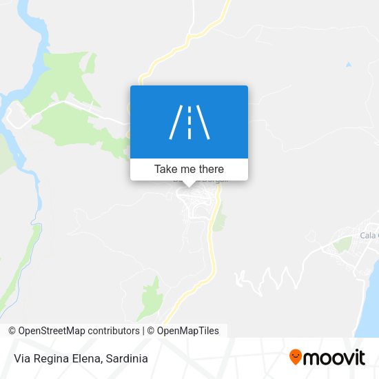 Via Regina Elena map