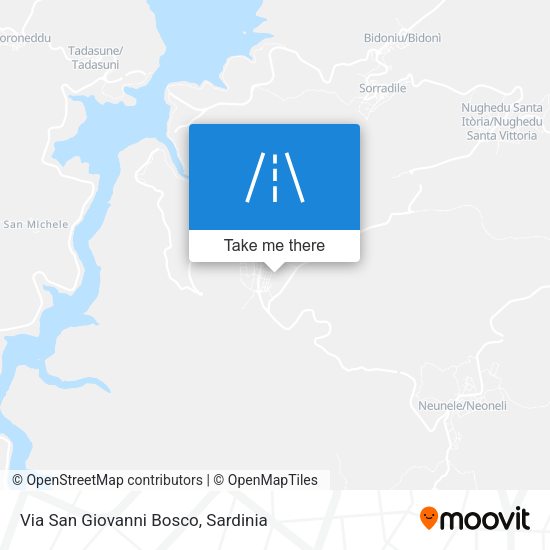 Via San Giovanni Bosco map