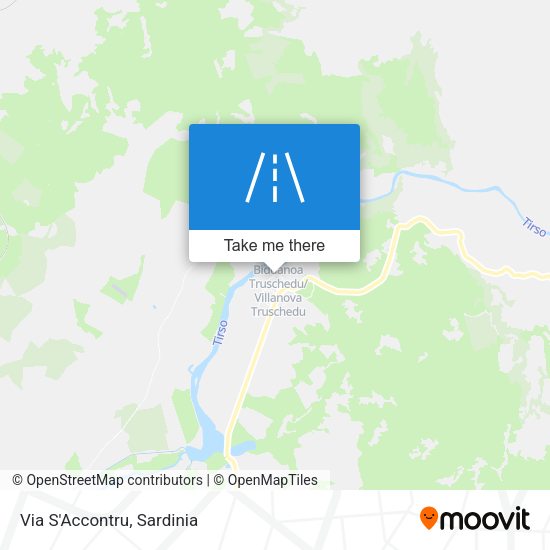 Via S'Accontru map