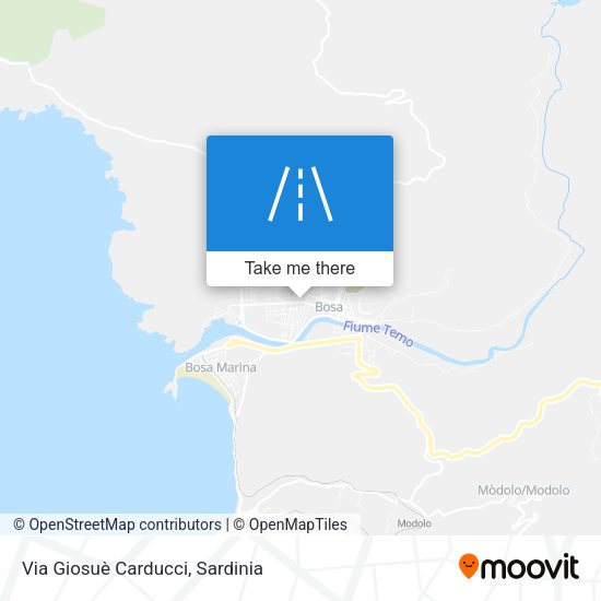Via Giosuè Carducci map