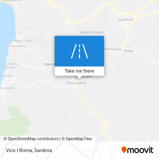 Vico I Roma map