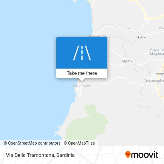 Via Della Tramontana map