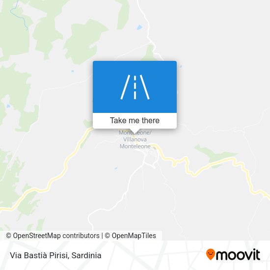 Via Bastià Pirisi map