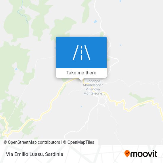 Via Emilio Lussu map