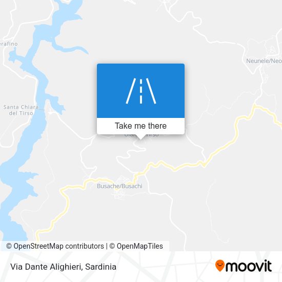 Via Dante Alighieri map