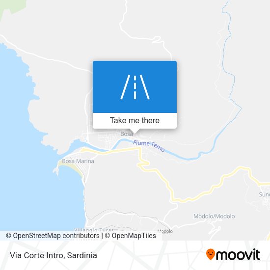 Via Corte Intro map