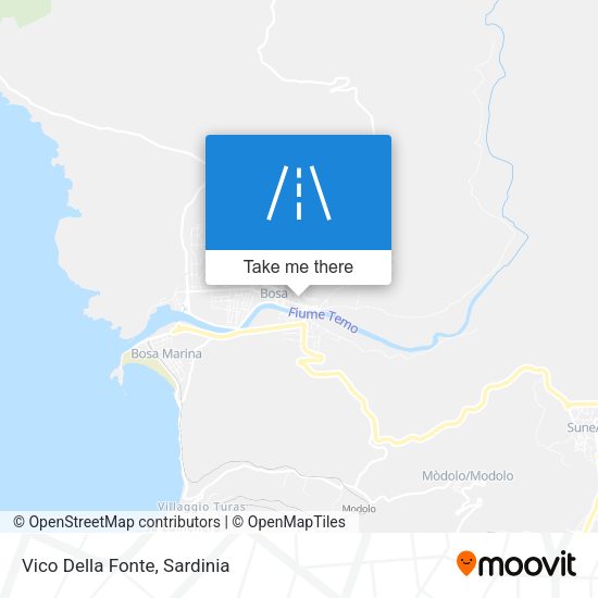 Vico Della Fonte map