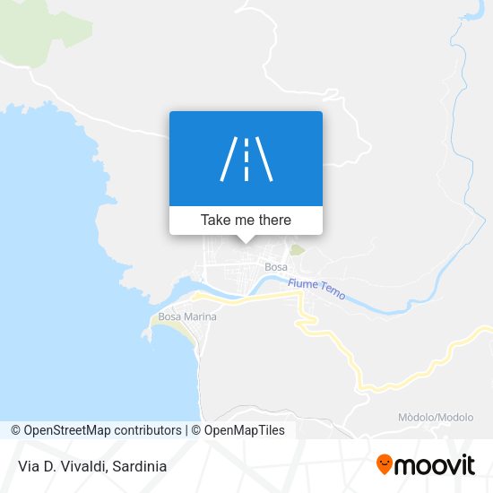 Via D. Vivaldi map